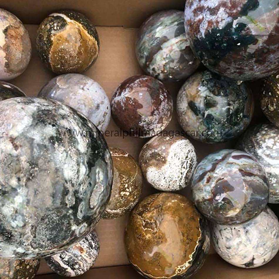 ocean jasper spheres