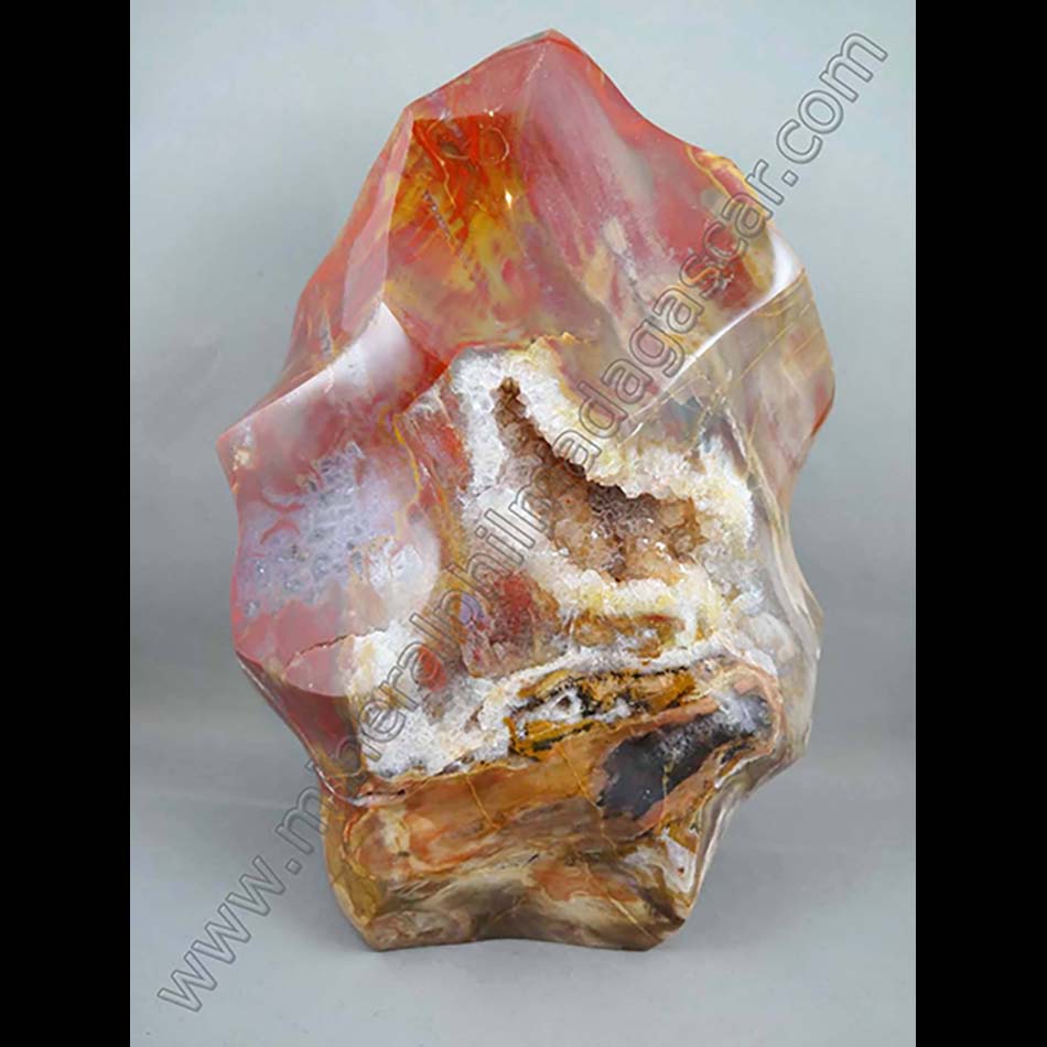 petrified wood flame